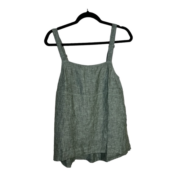 NWT Athleta Voyager Linen Tank Olive Green Women’s Small  [176] - Picture 1 of 4